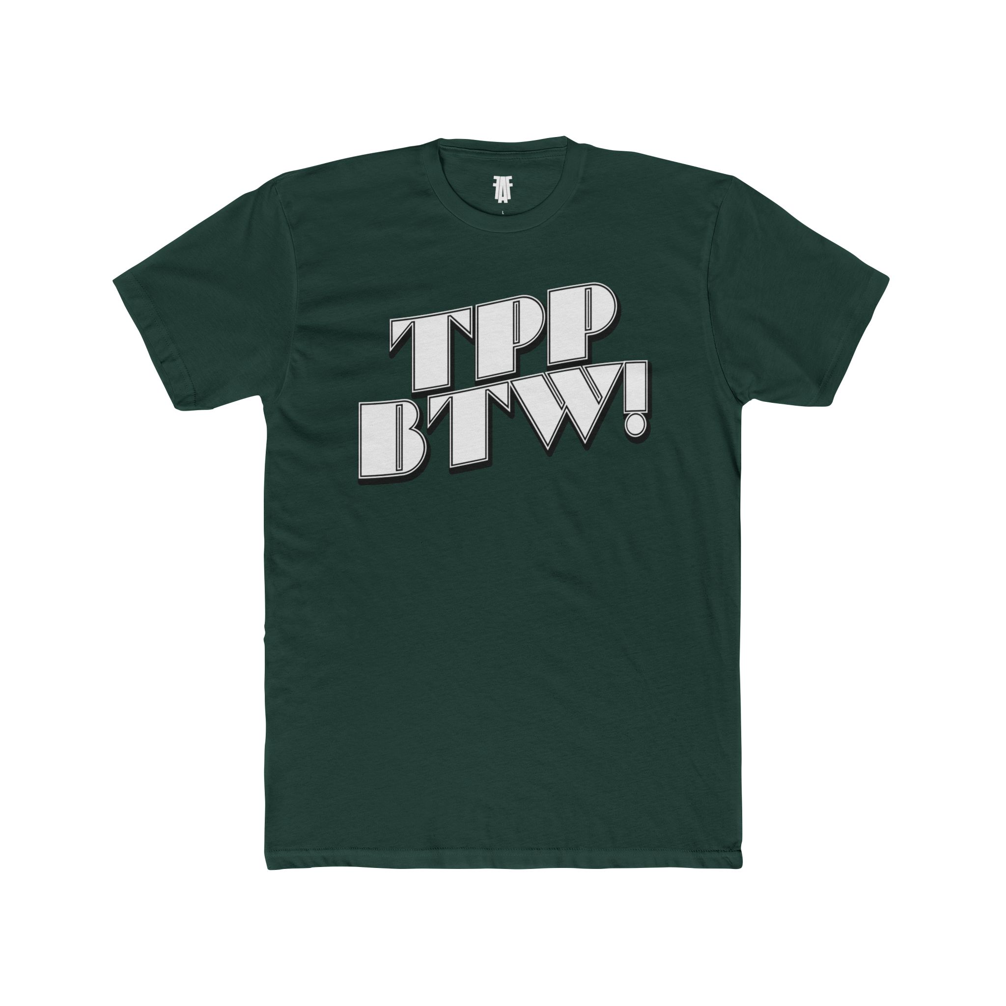 'TPP BTW!' - Unisex Cotton Crew Tee - Image 19