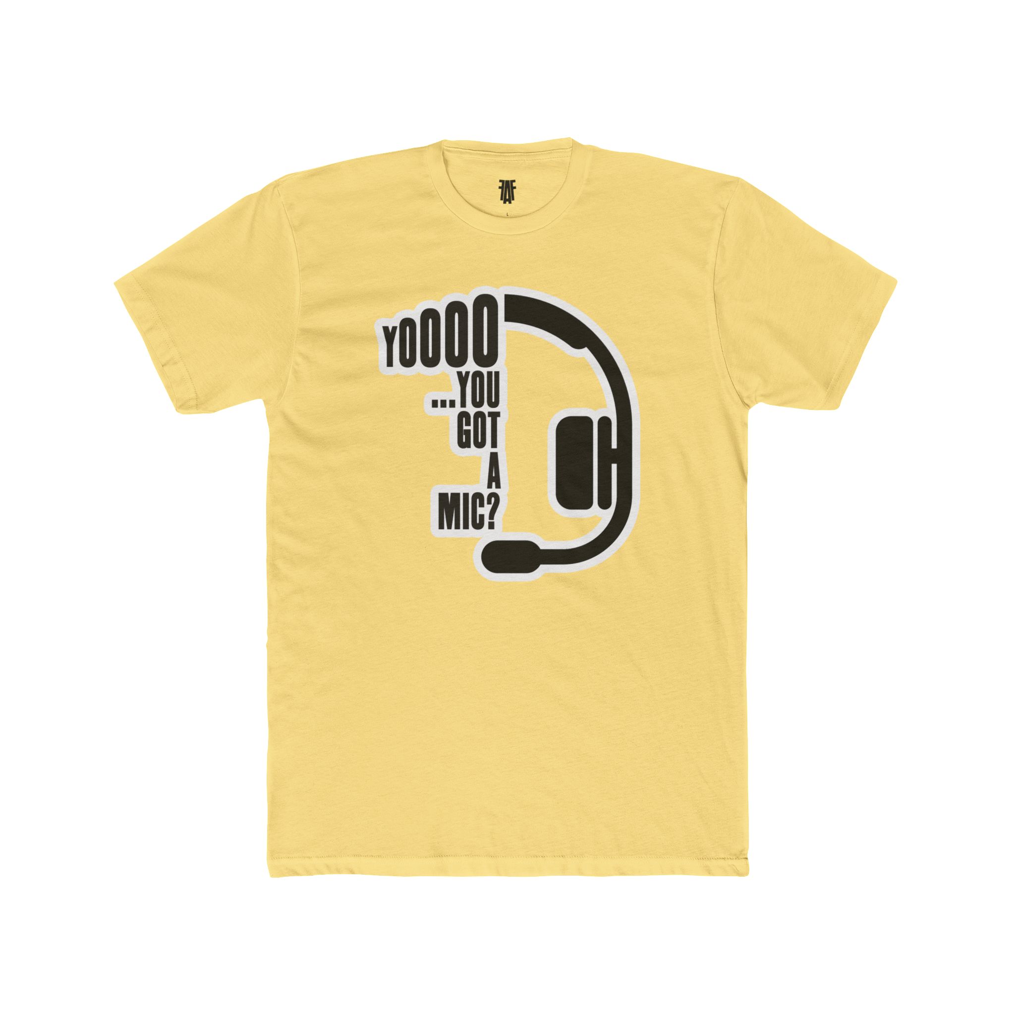 "Yo...You Got A Mic?" - Unisex Cotton T-Shirt for Gamers - Image 13